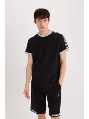 Defacto  Siyah Erkek T-Shirt C2563AX/BK81