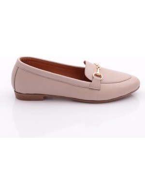 Dgn 102 Kadin Metal Aksesuarli Zenne Loafer