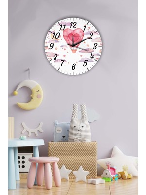 Dekoratif Çocuk Odası Duvar Saati 30X30CM