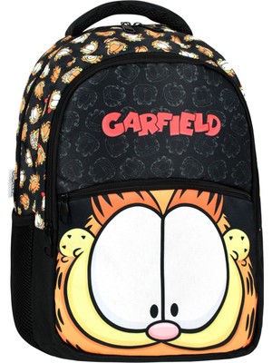 Garfield Lisanslı Ilkokul Çantası Ortopedik, Çok Gözlü ve Su Geçirmez Tasarım