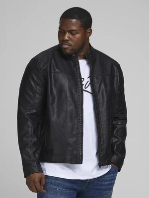 Jack & Jones Jjwarner Erkek Pu Deri Mont Siyah 12182461 V10