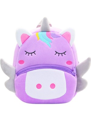 Kakoo Series Peluş Çocuk Anaokulu Sırt Çantası Unicorn (0-8 Yaş)