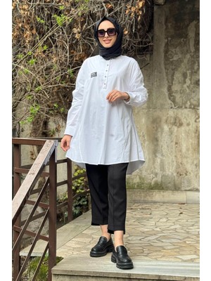Nurcan Çetin Tunik 25218 Ekru