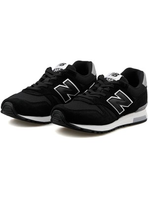New Balance 565 Siyah Erkek Sneaker Ayakkabı Kauçuk Tabanlı Dayanıklı Malzeme ile Konforlu