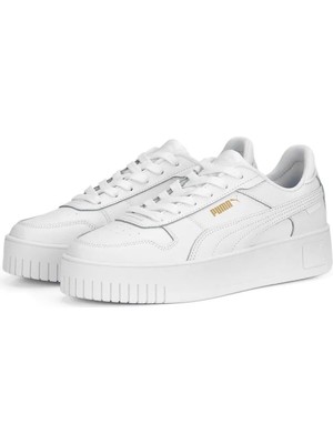 Puma Carina Street Beyaz Yüksek Taban Kadın Sneaker Spor Ayakkabı 389390-01 V4