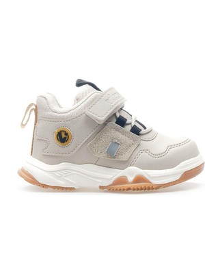 Vicco Getto Cırtlı Bej Çocuk Spor Ayakkabı V1 Erkek Kullanıma Uygun Hafif P.U Malzemeden Tabanı Phylon
