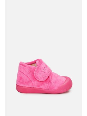 Vicco 959.B19K.446-07 Color Cırtlı Fuşya Bebek Kreş Ilk Adım Panduf Ayakkabı V1