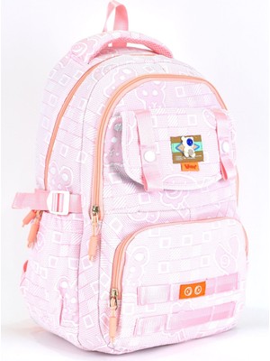 Kız Çocuk Ilkokul Sırt Çantası Çok Gözlü Okul Çantası 51628