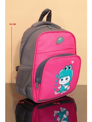 1234 Anatomik Sırtlı Yapılı Unisex Anaokul Çantası