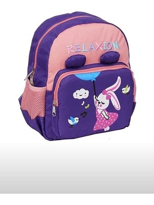 Kız Çocuk Önü Kedi Desenli Anaokulu Anasınıfı Çanta