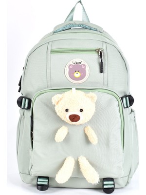 Ortopedik Lüks Kumaş Çok Gözlü Çocuk Ilkokul Sırt Çantası 51694