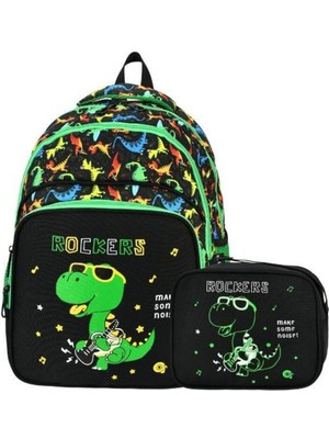 Dinazor Ilk Okul Çanta Dayanıklı Ortopedik Öğrenci Çocuk Sırt Çantası