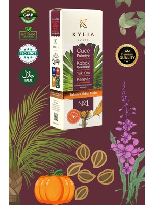 Kylia Cüce Palmiye Kabak Çekirdeği Yakı Otu Kereviz Ekstraktı