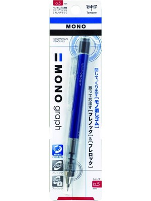 Tombow Mono Graph 0.5mm Mekanik Kurşun Kalem - Mavi