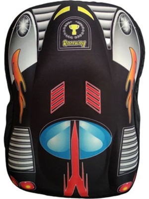 Anaokulu Sırt Çantası (4-7 Yaş) Araba Siyah GB001