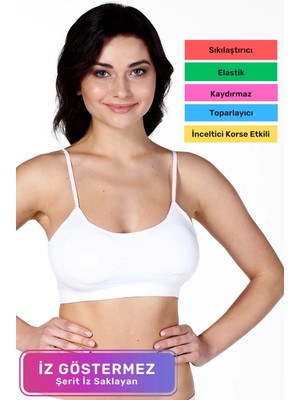 Lidya Cottone Yeni Sezon Toparlayıcı Nefes Alabilen Kumaş Zarif Iç Göstermeyen Ince Askılı Sporcu Kadın Bustiyer