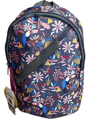 Anaokulu Kız Sırt Çantası (Yeni Sezon)-Tropikal Desenli