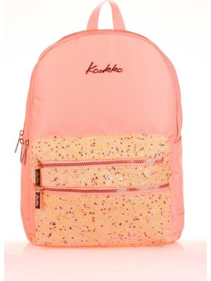 Magic Dreams Sırt Çantası Taşlı Pullu Somon K1731