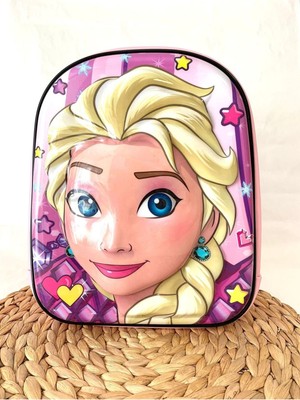 5d Kabartmalı Suni Deri Anaokulu Çantası ve Günlük Kullanım Kreş Çantası Sırt Çantası