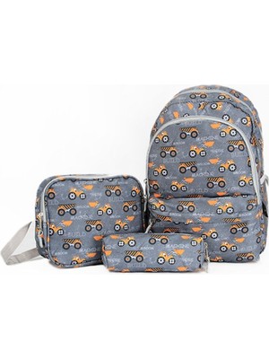 Ilkokul Üçlü Çanta Seti PLCAN2079.335 Truck