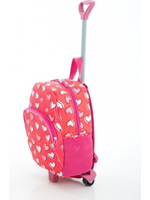 Çekçekli Tekerlekli Anaokulu Kreş ve Günlük Kullanım Için Çocuk Çantası