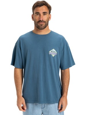 Quiksilver Gh Qs Crystal Jet Erkek Yeşil Tişört