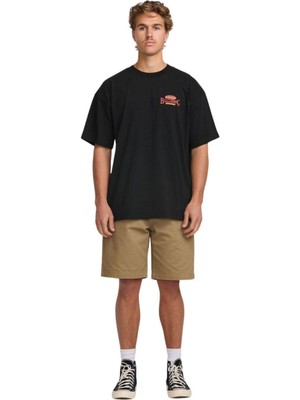 Billabong Double Spread Og Ss Erkek Siyah Tişört