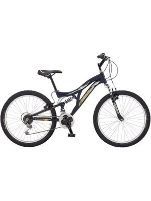 Salcano Hector 24 V Çift Süspansiyon 21 Vites Genç Çocuk Bisikleti Siyah Sarı
