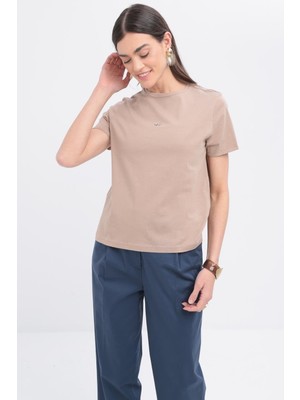 Vizon-Kısa Kollu Basic T-Shirt