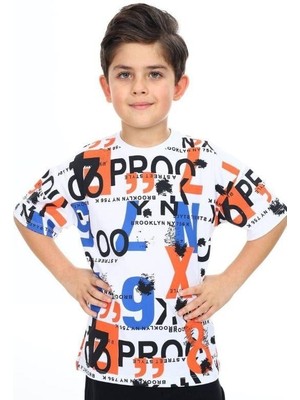 Ekko Kids Erkek Çocuk Pano Baskılı Tshirt