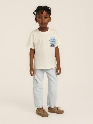 Escabel Erkek Çocuk Pamuklu Skate Baskıllı Tshirt