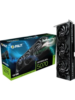 Palit Geforce RTX5070 Infinity 3 12GB 192BIT Gddr7 Ekran Kartı NE75070019K9-GB2050S