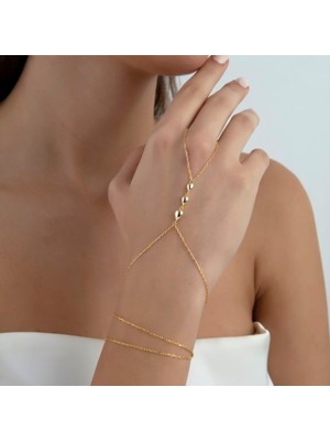 Gold Renk Damla Design Şahmeran