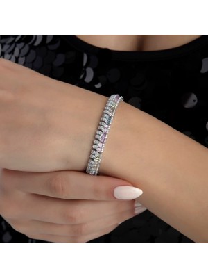 Zircon Rainbow Su Yolu Bileklik