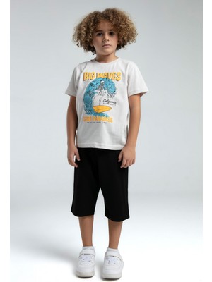 Rolypoly Erkek Çocuk Krem Kapri Takım