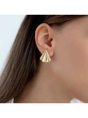 Gold Renk Umbrella Trend Küpe