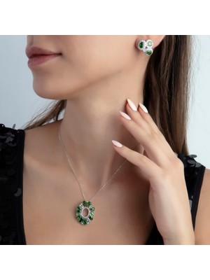 Icecut Pırlanta Montur Emerald Amore Küpe