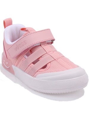 Vicco Momo 346P24Y145 Pudra Ortopedik Günlük Işıklı Kız Çocuk Spor Ayakkabı