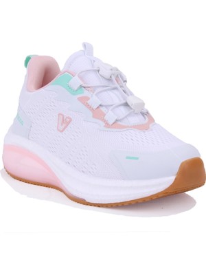 Vicco Knit 346F25Y153 Beyaz Ortopedik Günlük Kız Çocuk Spor Ayakkabı