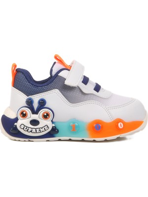 Pepino Beyaz Cırtlı Hafifi  Çocuk Spor Ayakkabı 1905 B