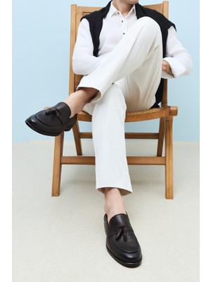 Erkek  Deri Ayakkabı 151986Z4074 Kahve