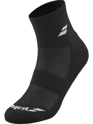 Babolat Quarter 3'lü Paket Siyah Çorap