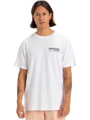 Quiksilver Palm Square Ss Erkek Beyaz Tişört