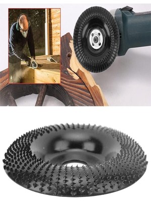 Vanckey Ahşap Ağaç Törpü Eğe Disk Şekillendirme 115 mm Avuç Taşlama Uyumlu