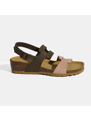 Desa Kahve Kadın Toka Detaylı Slingback Sandalet