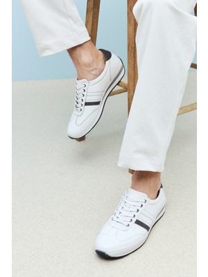 Ziya Erkek  Deri Sneaker 1511002Z060 Beyaz