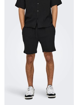 Only&sons Onstel-Pas 0158 Shorts Siyah Erkek Şort