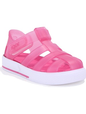 Igor S10171 Star Fuşya Ortopedik Günlük Kız Çocuk Sandalet