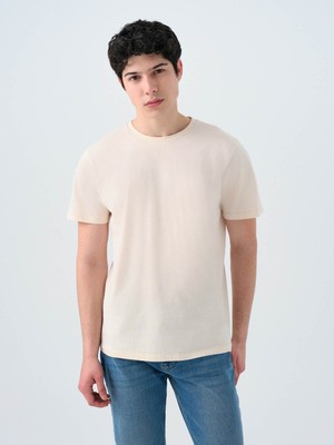 Loft Regular Fit Taş Erkek T-Shirt LF2029278