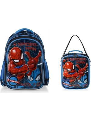 Lisanslı Ilkokul Çanta ve Beslenme Çantası Seti 2li Salto Tech W2